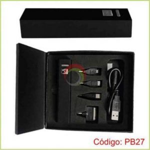 Power Bank metalico negro PC-PB27